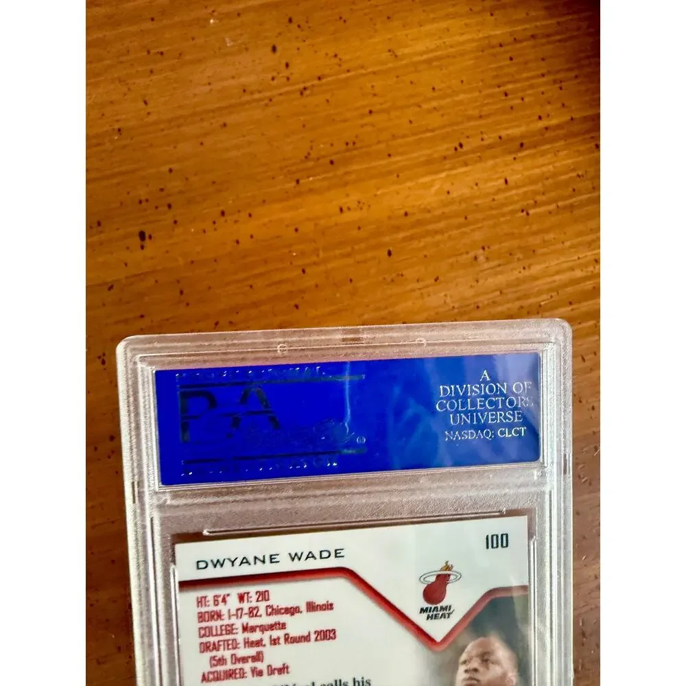 2004-05 Topps Finest Dwyane Wade #100 PSA 9 MINT Miami Heat HOF Basketball